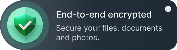 End-to-end encrypted